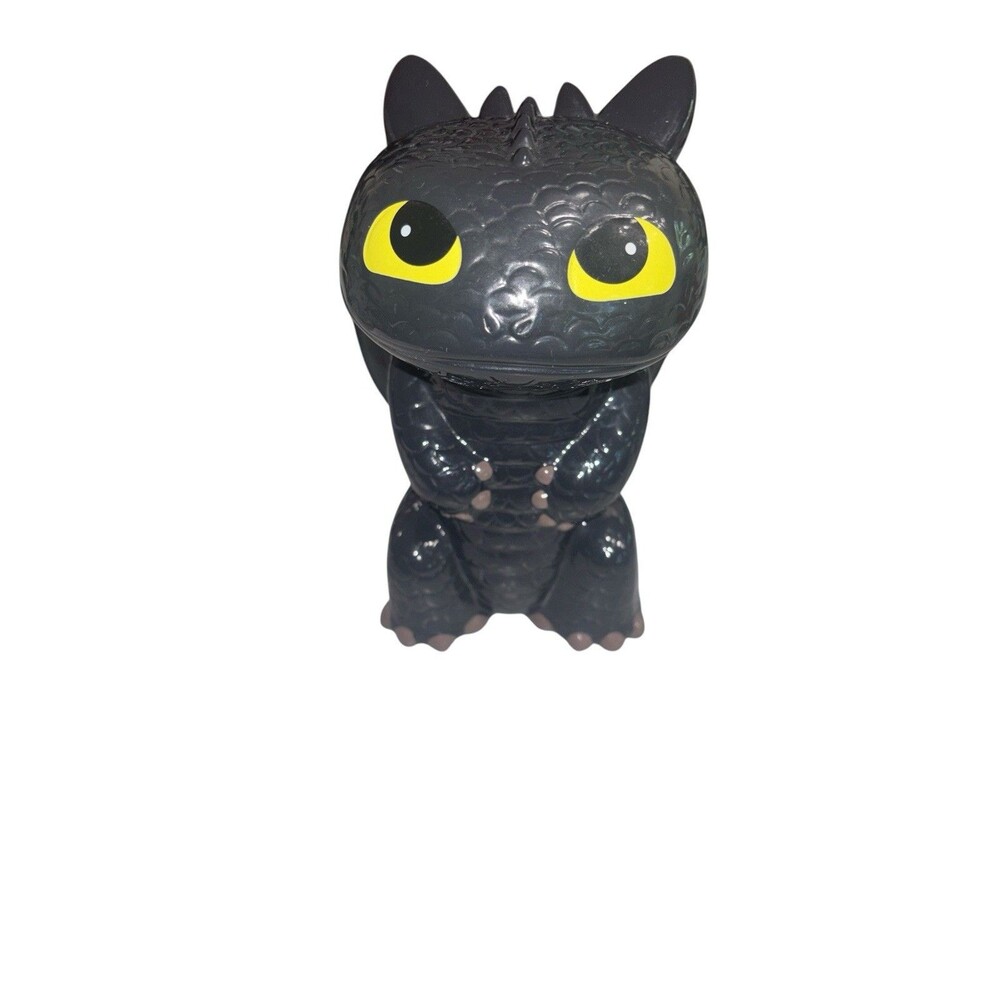 DreamWorks How To Train Your Dragon Toothless Ceramic Piggy Bank Black Dragon